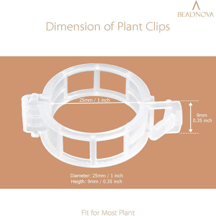 150Pcs Tomato Clips Plant Clips Garden Clips Vine Clips Tomato Trellis Clips for Tomato Vine Vegetable (150PCS).