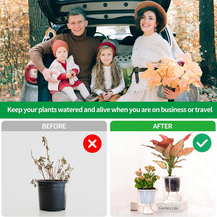 200 feet 1/4 inch Self Watering Capillary Wick Cord Vacation Plant Sitter DIY Hydroponic Wicking Rope Seeds Start Planter Pot Automatic Potted Flower Passive Lazy Waterer String System Device.
