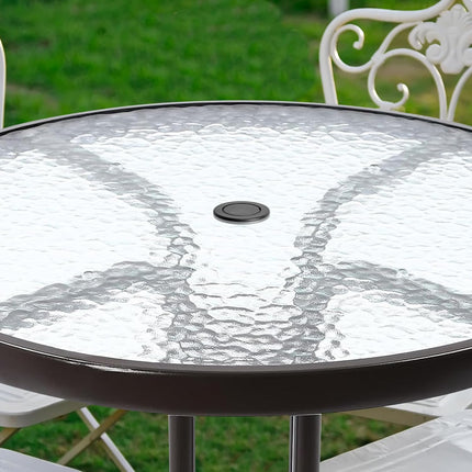 2 Pcs 2 Inch Parasol Umbrella Hole Ring Plug and Cap Set, Thicker Patio Table Hole Cover Insert, Deck Table Umbrella Holes Plug Replacement Parts for Outdoor Patio Table Garden Yard.