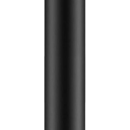 Shower Arm with Flange, 6 in Ceiling Mount Replacement Rain Shower Head Straight Arm Ceiling-Mounted For Fixed Shower Head & High Pressure Rain, Matte Black.