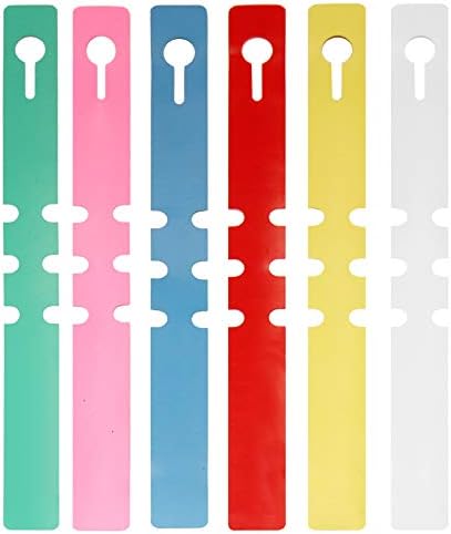 120 Pcs 6 Colors Plastic Plant Labels Plant Hanging Tree Tags Nursery Garden Lables Tags Large Writing Surface,2x20cm.