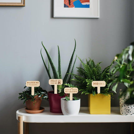 Funny Plant Markers, 16Pcs Garden Labels, Gardening Gifts for Gardeners,Women,Funny Plant Labels for Pots.