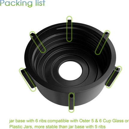 8 Pieces Replacement Part Ice Blades 4961 4980 Jar Bottom Cap 4902 Rubber Gaskets and Coupling Stud Slinger Pin Kit Compatible with Oster & Osterizer Blender Accessories.