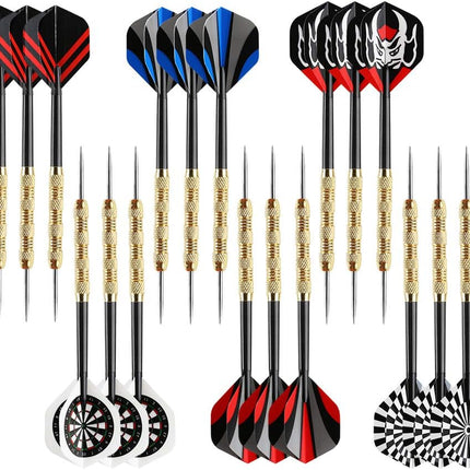 Metal Tip Darts, Steel Tip Darts, 18 Grams Professional Metal Darts, Darts Metal Tip Set, Metal Darts for Dartboard.