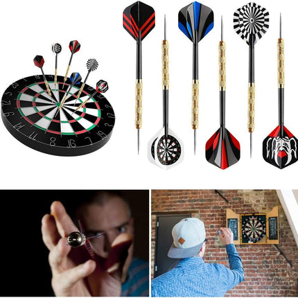 Metal Tip Darts, Steel Tip Darts, 18 Grams Professional Metal Darts, Darts Metal Tip Set, Metal Darts for Dartboard.
