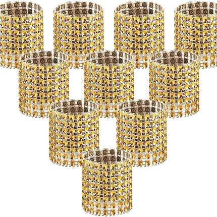 100pcs Napkin Rings, Gold Napkin Rings Buckles for Table Decorations, Wedding, Dinner, Party, DIY Decoration.