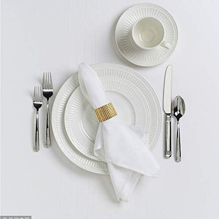 100pcs Napkin Rings, Gold Napkin Rings Buckles for Table Decorations, Wedding, Dinner, Party, DIY Decoration.