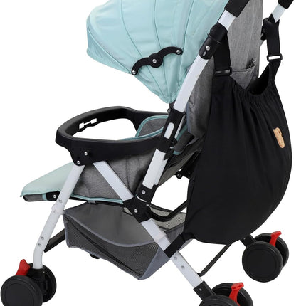 Universal Stroller Organizer, Large Storage Stroller Bag Fits for Uppababy, Nuna, Britax, Doona Strollers, Non-Slip Adjustable Storage Caddy Accessories for Stroller Crib.