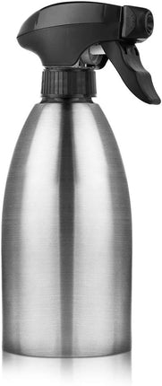 Olive Oil Sprayer, Vinegar Sprayer Dispenser, Safety Exquisitely Stainless Steel Container Seasoning Kitchenware Tools for BBQ, Cooking, Frying and Grilling (17oz (500ML)).