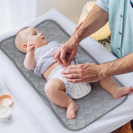 3 Pack Waterproof Changing Pad Liners, Reusable Portable Diaper Changing Pad Covers.