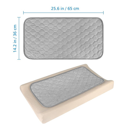 3 Pack Waterproof Changing Pad Liners, Reusable Portable Diaper Changing Pad Covers.