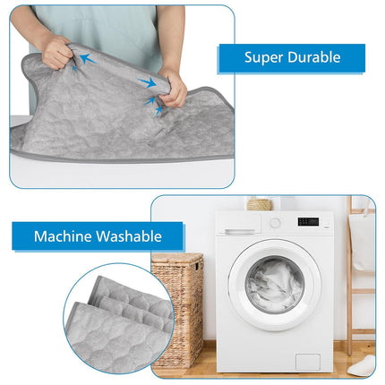 3 Pack Waterproof Changing Pad Liners, Reusable Portable Diaper Changing Pad Covers.