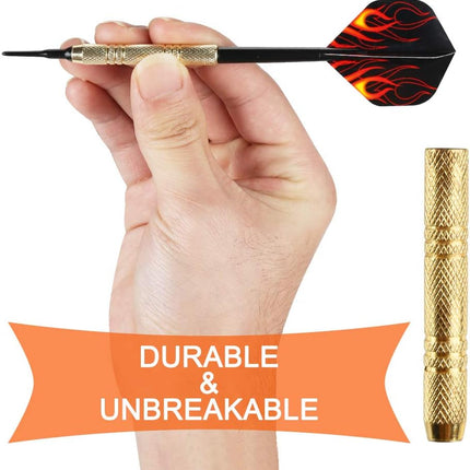 12 Pcs Darts Plastic Tip, Soft Tip Darts Set, 14g Plastic Tipped Dart, Attach Extra 36 Black 2BA Replacement Tips, Soft Tip Darts for Electronic/Plastic Dartboard.