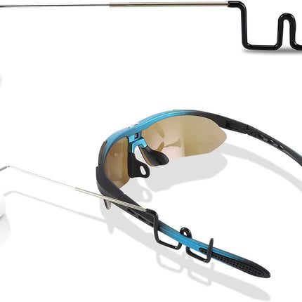 2pcs Bike Eyeglass Mirror, 360 Degree Adjustable Bicycle Cycling Rear View Wide Angle Mirror, Riding Accessories.