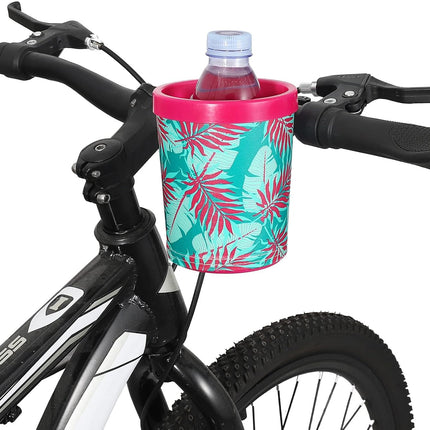 Bike Cup Holder, Bike Water Bottle Holders, Universal Bar Drink Cup Can Holder for Bicycles, Motorcycles, Scooters, Black.