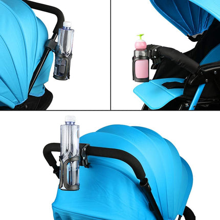 Universal Stroller Cup Holder Bundle Set, Bike Cup Holder, Drinks Holder for Stroller, Bicycle, Wheelchair, Walker, Scooter.