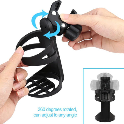 Universal Stroller Cup Holder Bundle Set, Bike Cup Holder, Drinks Holder for Stroller, Bicycle, Wheelchair, Walker, Scooter.