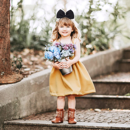 Bow Headbands Headdress for Women and Girls, Perfect Hair Accessories for Alice in Wonderland Cosplay (Black).