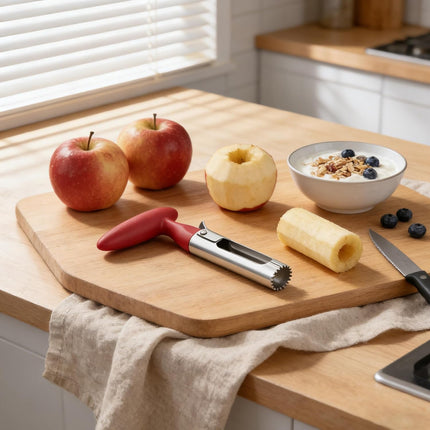 Apple Corer, Stainless Steel Apple Core Remover Tool,Dishwasher Safe.