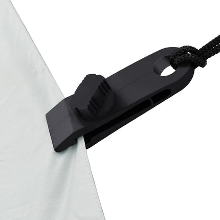 10 Pcs Heavy Duty Tarp Clips Shark Tent Fasteners Clips Holder for Car Covers, Outdoor Camping, Awnings, Swimming Pool Covers Black.