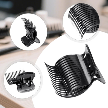 20 Pcs Hot Roller Clips for Hair, Curler Claw Clip for Women Hair Section Styling (Black, 2inch).