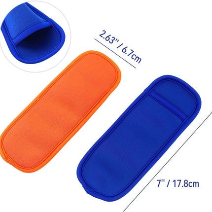 6 Pieces Ice Pop Neoprene Insulator Sleeves Reusable Popsicle Holders Ice Popsicles Bags Ice Pop Sleeves Popsicle Holder Sleeves Ice Pop Stick Sleeves(6 Colors).