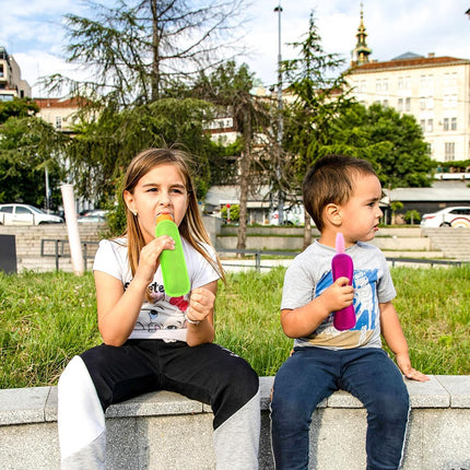 6 Pieces Ice Pop Neoprene Insulator Sleeves Reusable Popsicle Holders Ice Popsicles Bags Ice Pop Sleeves Popsicle Holder Sleeves Ice Pop Stick Sleeves(6 Colors).