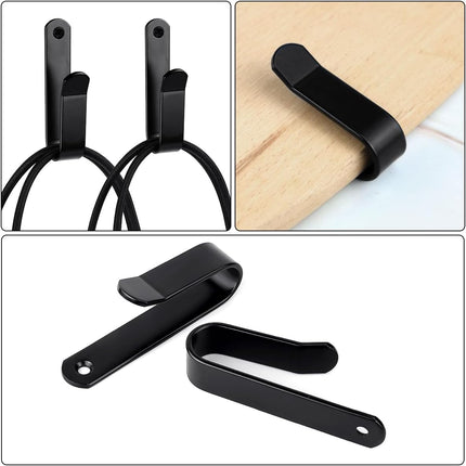 Snowboard Wall Mount Clips, Horizontal Snowboard Rack Display Stand, Snowboard Wall Mount Clips for Surfboards Skateboards Skis Home Garage.