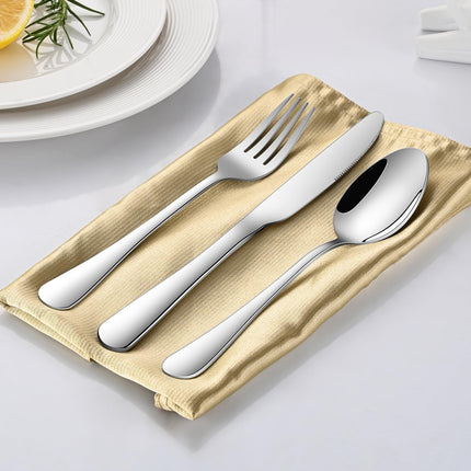8-Piece 6.7 Inches Stainless Steel Tea Spoon,Durable Dishwasher Safe Teaspoons,Silverware Dessert Spoons For Kitchen,Small Spoons For Restaurant,Hotel.