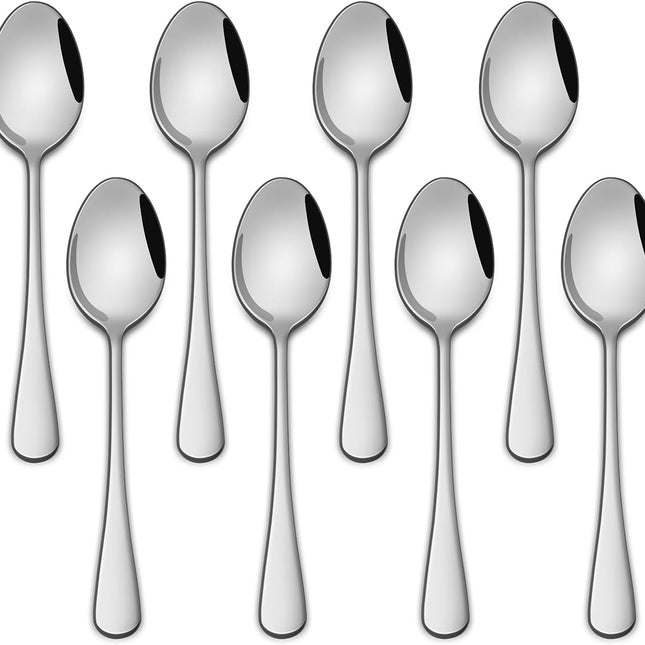 Small Teaspoon,5.5 Inches Stainless Steel Tea Spoons Set Of 8,Espresso Spoon,Durable Dishwasher Safe Small Coffee Spoons,Mini Demitasse Spoon For Dessert.