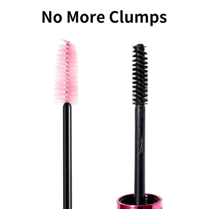 500PCS Disposable Lash Spoolies, Eyelash Eyebrow Brush for Extensions, Mascara Wands, Lash Extension Supplies, Eye Makeup Brushes & Tools, Pink.