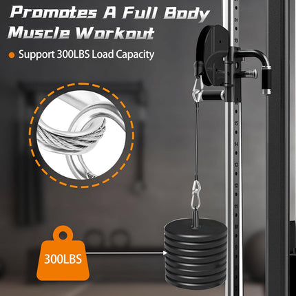 Cable Attachments for Gym, 2PCS Gym Cable Extension Compatible with Gym Accessories, Gym Cable Machine for LAT/Tricep Pull Down, Leg Extensions Machine.