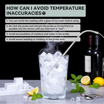 Tp700 Probe Thermometer Digital Meat Food Grill BBQ Cooking Kitchen Thermometer, 1 Pack (1 Piece).