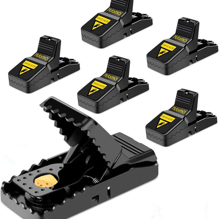 Mouse Trap, Mouse Traps That Work Small Mice Trap Outdoor Indoor Best Snap Traps for Mouse/Mice Safe and Reusable 6 Pack Quick Kill Mice Traps.