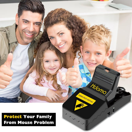 Mouse Trap, Mouse Traps That Work Small Mice Trap Outdoor Indoor Best Snap Traps for Mouse/Mice Safe and Reusable 6 Pack Quick Kill Mice Traps.
