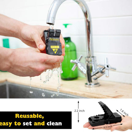 Mouse Trap, Mouse Traps That Work Small Mice Trap Outdoor Indoor Best Snap Traps for Mouse/Mice Safe and Reusable 6 Pack Quick Kill Mice Traps.