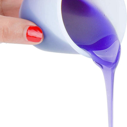 6Pcs 100ml Silicone Measuring Cups DIY Resin Glue Tools Cup for Making Handmade Craft Nonstick Silicone Mixing Cup.