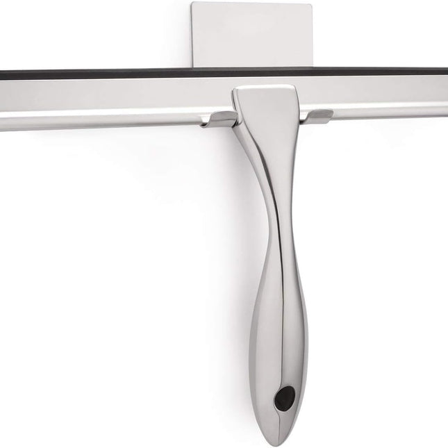 All-Purpose Shower Squeegee for Shower Doors, Bathroom, Window and Car Glass - Stainless Steel, 10 Inches.