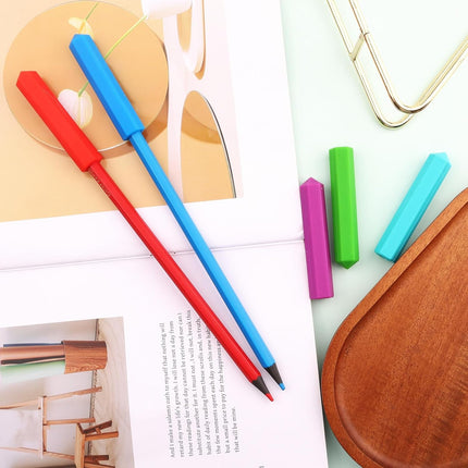 5Pcs Pencil Gidgets – Silicone Sensory Pencil Toppers Fidgets - Motor Aid for Sensory People with Anxiety, Autism, ADHD Integration Issues.