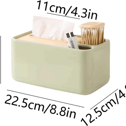 2 Pack Desk Organizer with Compartments for Pens and Toothpicks - Office Supply Storage Solution.