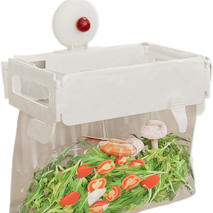 Touch Bin Trash Bag Holder 18.5x12.5cm Space Saving Versatile Waste Container.