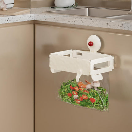 Touch Bin Trash Bag Holder 18.5x12.5cm Space Saving Versatile Waste Container.