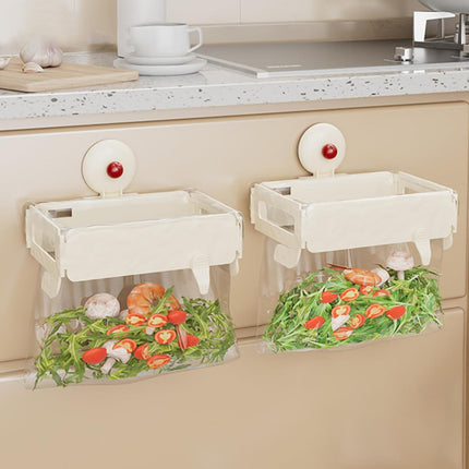 Touch Bin Trash Bag Holder 18.5x12.5cm Space Saving Versatile Waste Container.