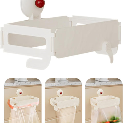Touch Bin Trash Bag Holder 18.5x12.5cm Space Saving Versatile Waste Container.