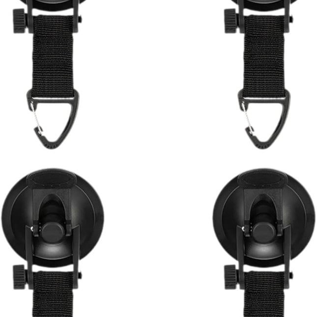 4 Pack Adjustable Strap Hooks for Tarp Tent Secure Attachment Multi Functional.