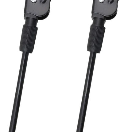 26 Inch Adjustable Aluminium Rear Bike Stands 2 Pack Black.