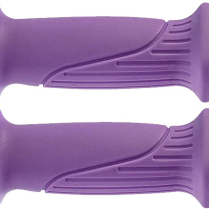 Comfortable Purple Bike Handlebar Grips Pair Non-Slip Cycling Handle Bar Covers.
