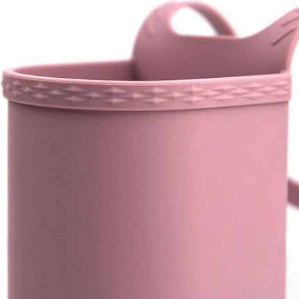 Universal Pink Stroller Silicon Cup Holder Hanging Storage Bag.