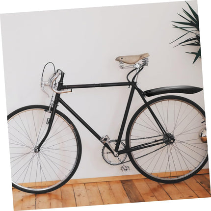 Adjustable Black Bicycle Mudguard Set - 1 Set.