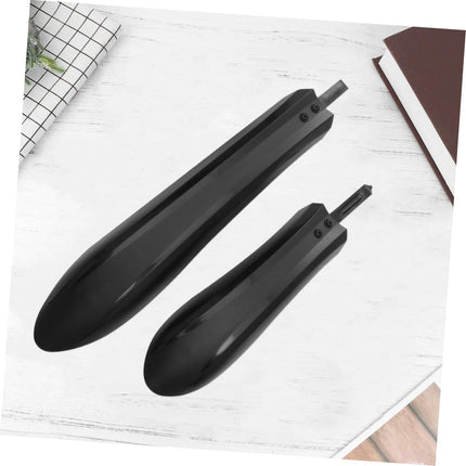 Adjustable Black Bicycle Mudguard Set - 1 Set.